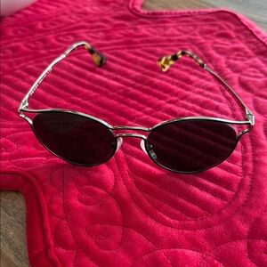 Prada Black and Gold Sunglasses